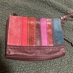 The Sak leather crossbody very gently used.  No stains inside.